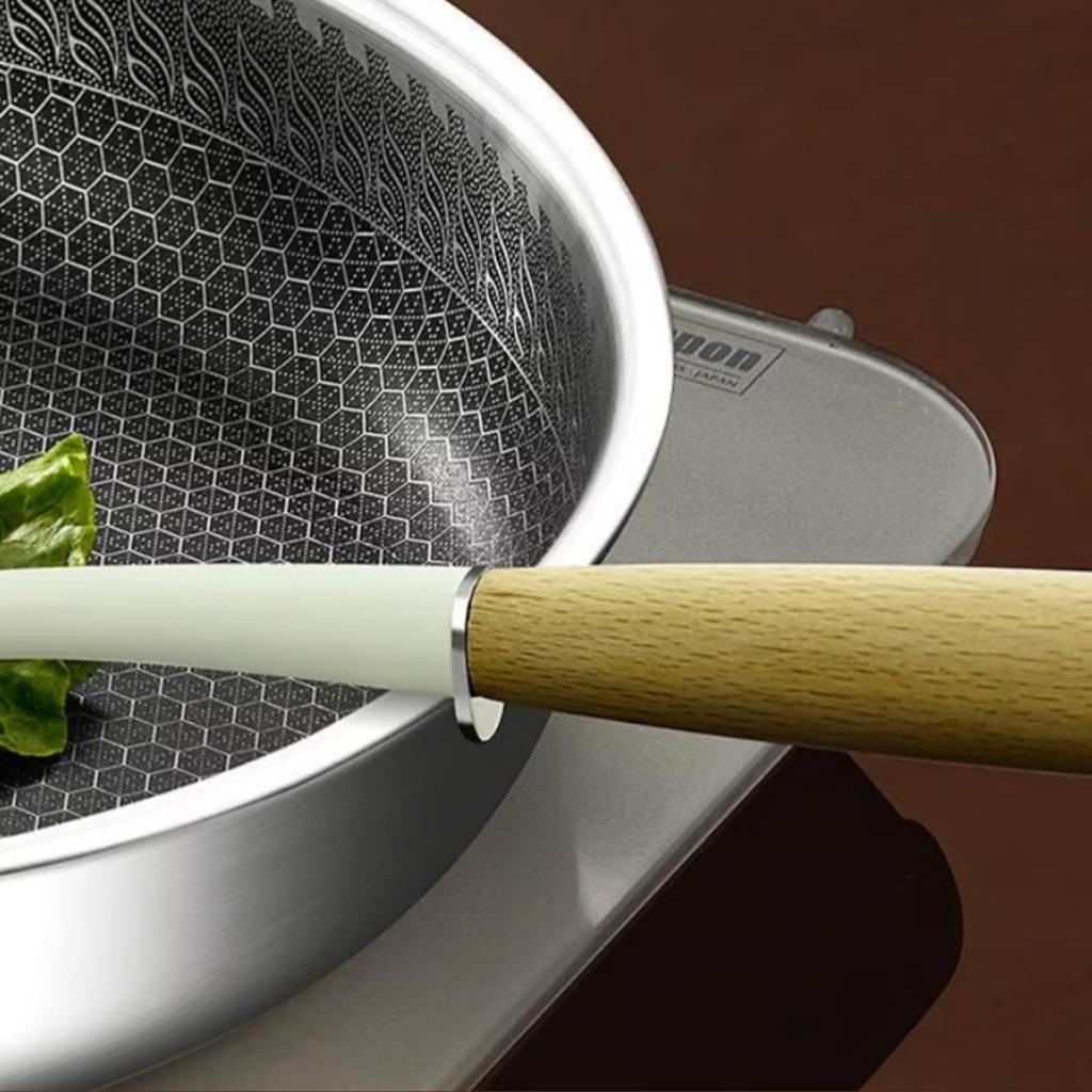 Food Grade Silicone Wide Spatula With Non-stick Spatula For Stir-frying, Stir-frying, And Serving Soups With Ergonomic Handle