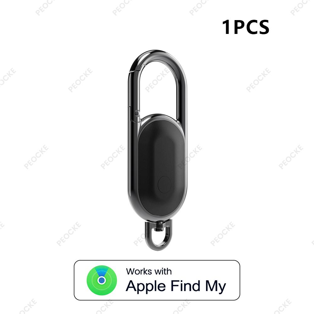 1-4 Pack Smart Location Tag Keychain Compatible With iOS Find My App Anti-Lost GPS Tracker Locator For Pet Kids Car Key Wallet