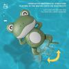 Baby Swimming Bath Toy Cute Cartoon Animal Frog Clockwork Bath Toy Infant Swimming Water Toy KTY