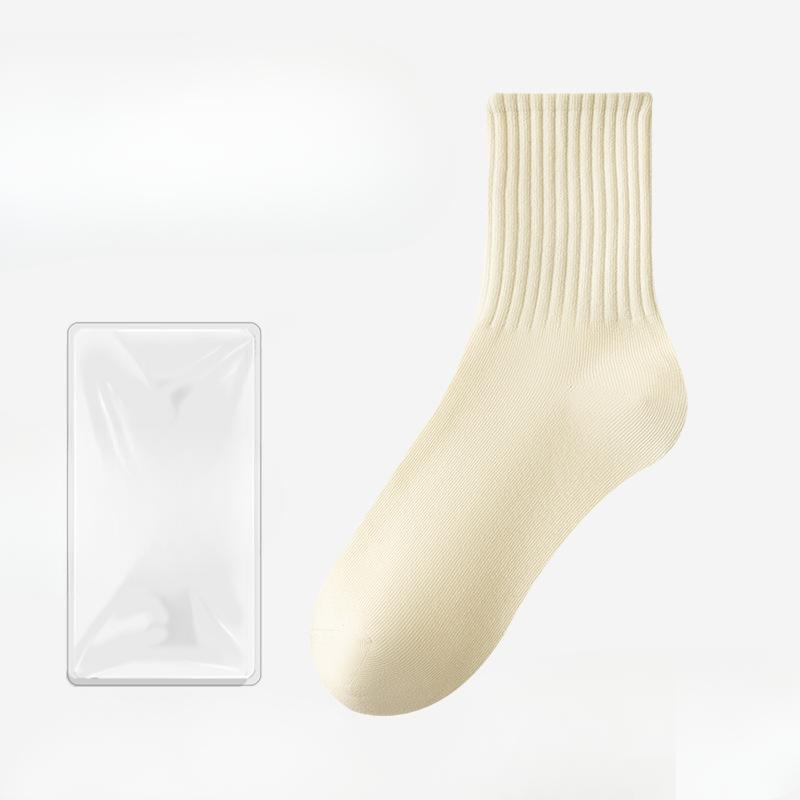 Женские осенне-зимние новые дезодорирующие, влагопоглощающие, удобные хлопковые носки-гольфы