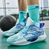 New Glow-in-the-dark Breathable Net Surface Basketball Shoes Men's Actual Combat Student Sports Running Shoes Rubber Sole