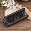 Bristle hair folding comb portable anti-static fluffy bristle comb massage comb men's ribs comb