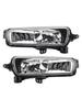 Pair Front Fog Light Lamps With Bulbs For Ford Transit MK8 V363 2014-2023