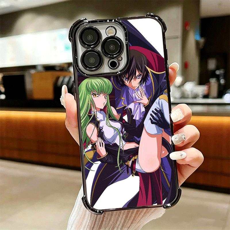 Покрытие для телефона Code Geass Anime для iPhone 16 17 Pro Max Air 16E 14 15 Plus 12 13 Mini Противоударная крышка с подушкой безопасности