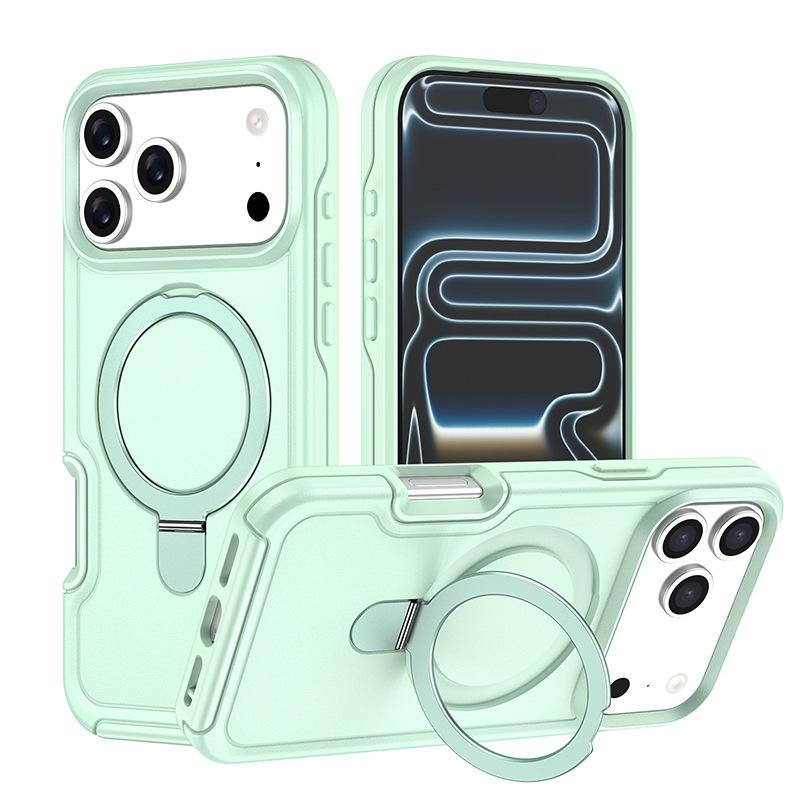 Для IPhone 17 Pro Max Armor Круглый Хвост Ракетка Подставка Чехол для Телефона