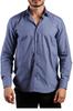 Men's Plus Size Plus Size Shirt Indigo Plus Size Relaxed Cut Pocket Long Sleeve Regular Fit Men's Shirt - 150-15