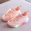 Size 21-30 LED Baby Luminous Shoes Boys Glowing Children Sport Sneakers for Kids Girls Breathable Toddler Shoes Led Flash Lights