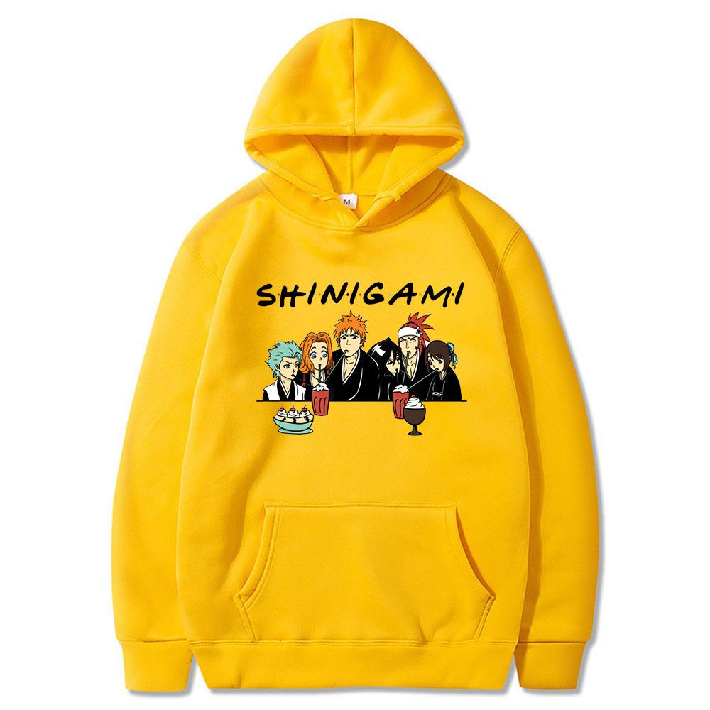 Женские толстовки с капюшоном Bleach Kurosaki Ichigo Friends Print Sweatshirts Women Neutral Sweatshirt Oversize Hoodie Coat Tracksuit