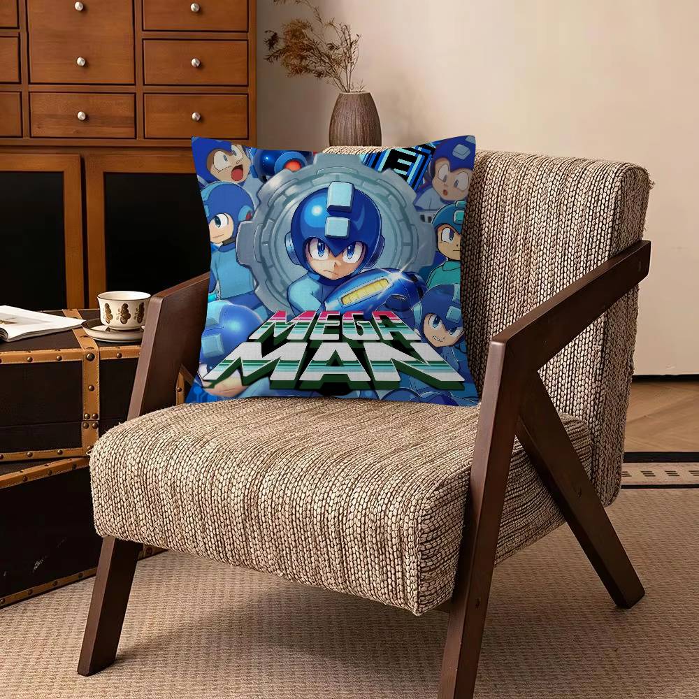 Игровой Megamans Декоративная наволочка в модном стиле вкладыш не включен дизайн с имитацией вышивки R-Rockman