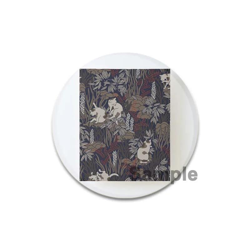 32/44/58 мм мультяшные животные значки на лацкан татуировка кошка эмаль булавка броши для рюкзака декоративные значки из сплава металла ювелирные изделия подарок