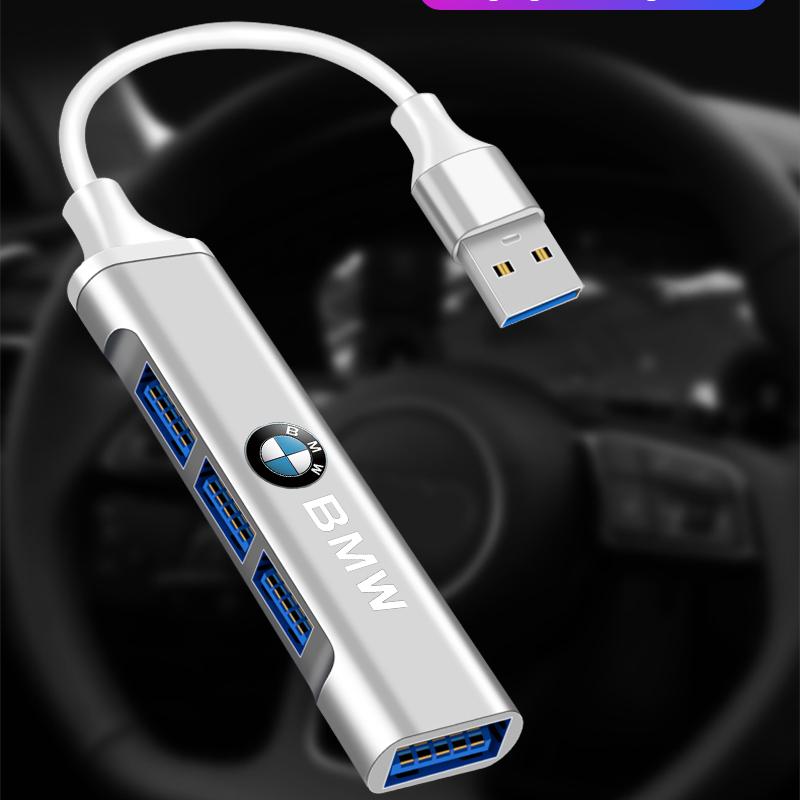 Адаптер Type-C на USB Многопортовый распределитель-хаб для BMW F20 F40 F22 F30 E90 F32 F10 F06 F07 F46 M3 M4 M5 E60 Z4 G20
