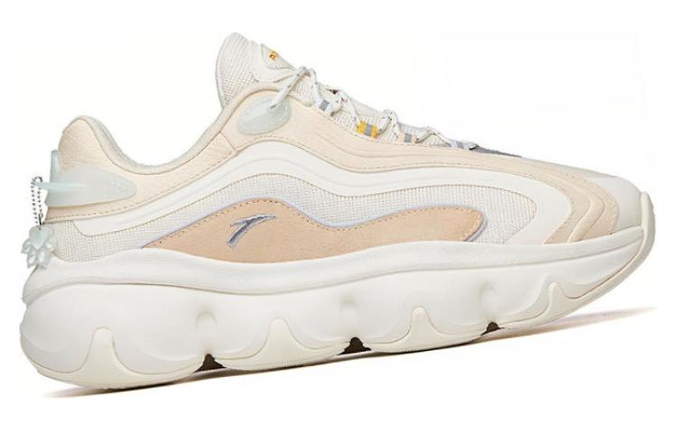 Women's Sneakers Anta Cushioning Slip Resistant Abrasion Resistant Low top Chunky Sneakers Women's White Green