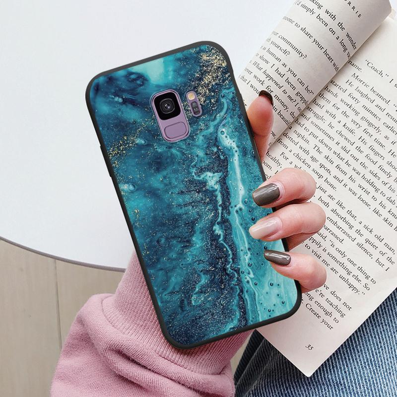 Цветной Роскошный Мраморный Чехол Для Samsung Galaxy S9 S 9 Plus Fundas Мягкий Силиконовый Защитный Задний Чехол Для Samsung S9 Ударопрочный Чехол