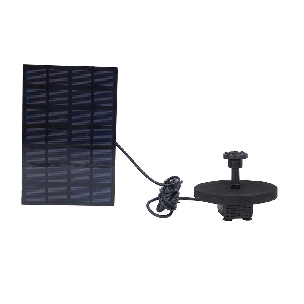 Solar Fountain Multifunctional Solar Powered Floating Fountain for Birdbath Pond Pool Fish Tank 7V