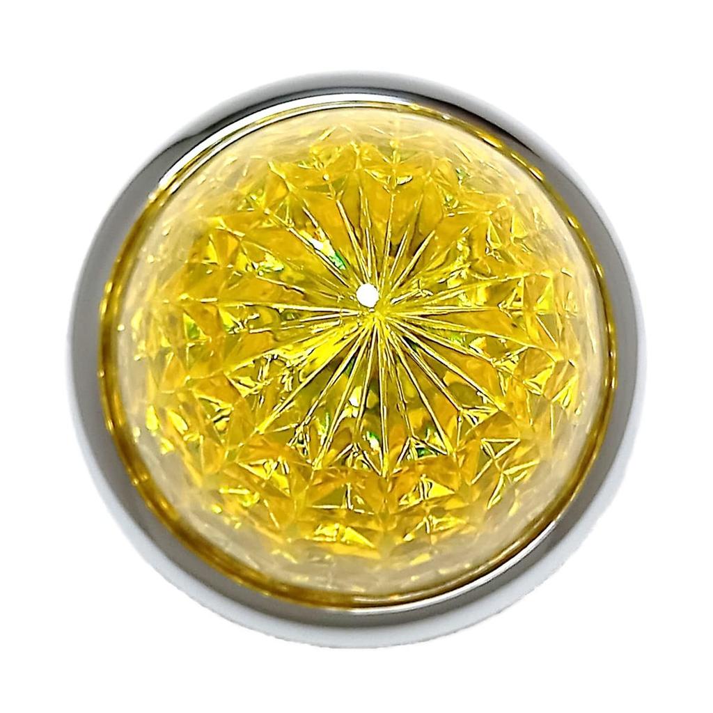 Настройте 24V Светодиодный габаритный фонарь для грузовика Боковой габаритный фонарь Хромированное кольцо 8 сторон Кристальная огранка