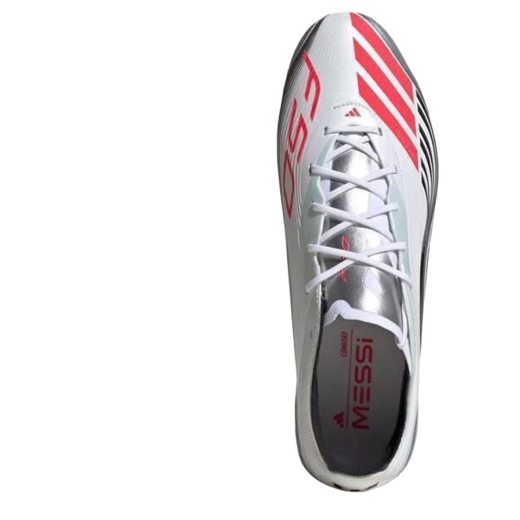 adidas Серия F50 Messi Elite Удобные Универсальные Прочные Дышащие Футбольные Бутсы Унисекс Футбольные Бутсы Белые JR4524