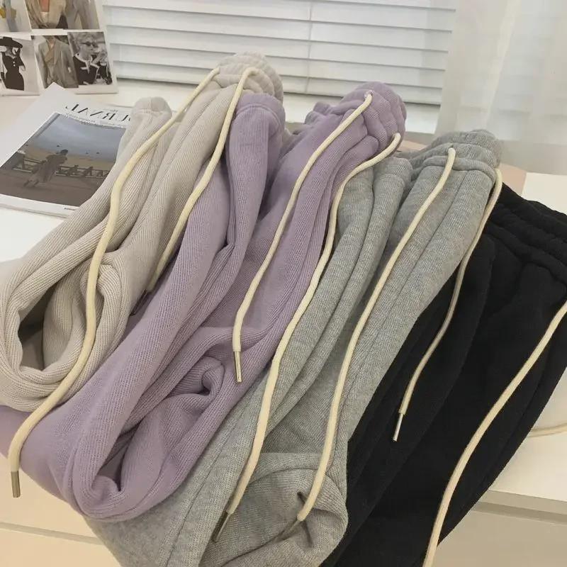 Спортивные брюки из бархата с высокой талией, размер плюс 200+ фунтов: Женские зимние теплые толстые повседневные леггинсы