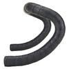 Supacaz Cycling Bar Tape Super Sticky Kush Black with Black Star Plugz - -
