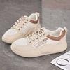 2025 Summer Hollow White Shoes New Korean Version Ins Female Students Mesh Breathable Heightening Casual Shoes Board Shoes Women