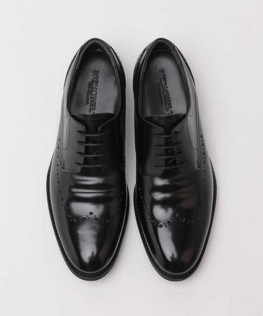Brenowelt Classic Wing Резиновые туфли Derby Черный цвет