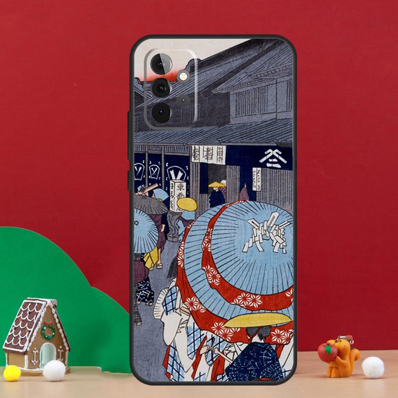 Японский стиль Укиё-э Чехол для Samsung Galaxy A36 A56 A06 A13 A53 A32 A12 A22 A52 A35 A17 A16 A55 A15 A54 A34 A14