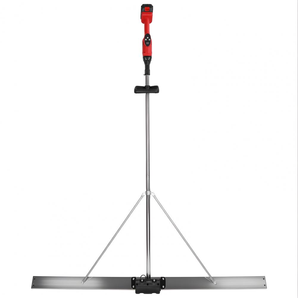 Беспроводная виброрейка без щеток – 59" Нержавеющая сталь, Вибрационный выравниватель бетона, Электрический инструмент для финишной отделки цемента