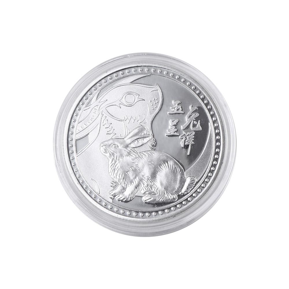 Mascot for Wealth and Luck New Year Gifts Souvenir Commemorative Coin Collectible Rabbit Coin