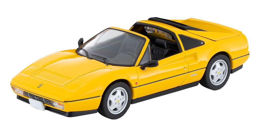 Tomica Limited Vintage Neo Ferrari 328 GTS Yellow Finished Product LV-N