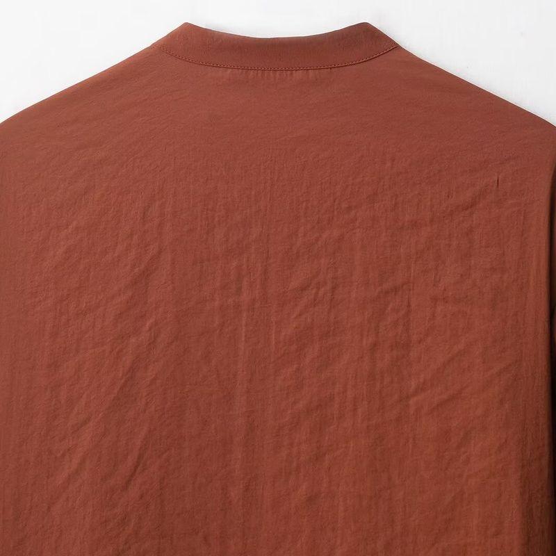 Kaslead New Women clothes Western Style Fashion Simple Drape Shirts Trousers 4437251 4437244