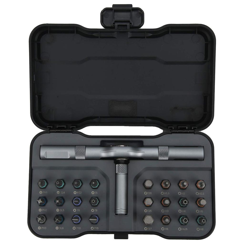 Набор прецизионных отверток с трещоткой, отвертка для ремонта смартфона, ПК, отвертка S2 из хромомолибденовой легированной стали H6, набор RS1, мульти-отвертка SL6, PH3, T25, T5, T10,