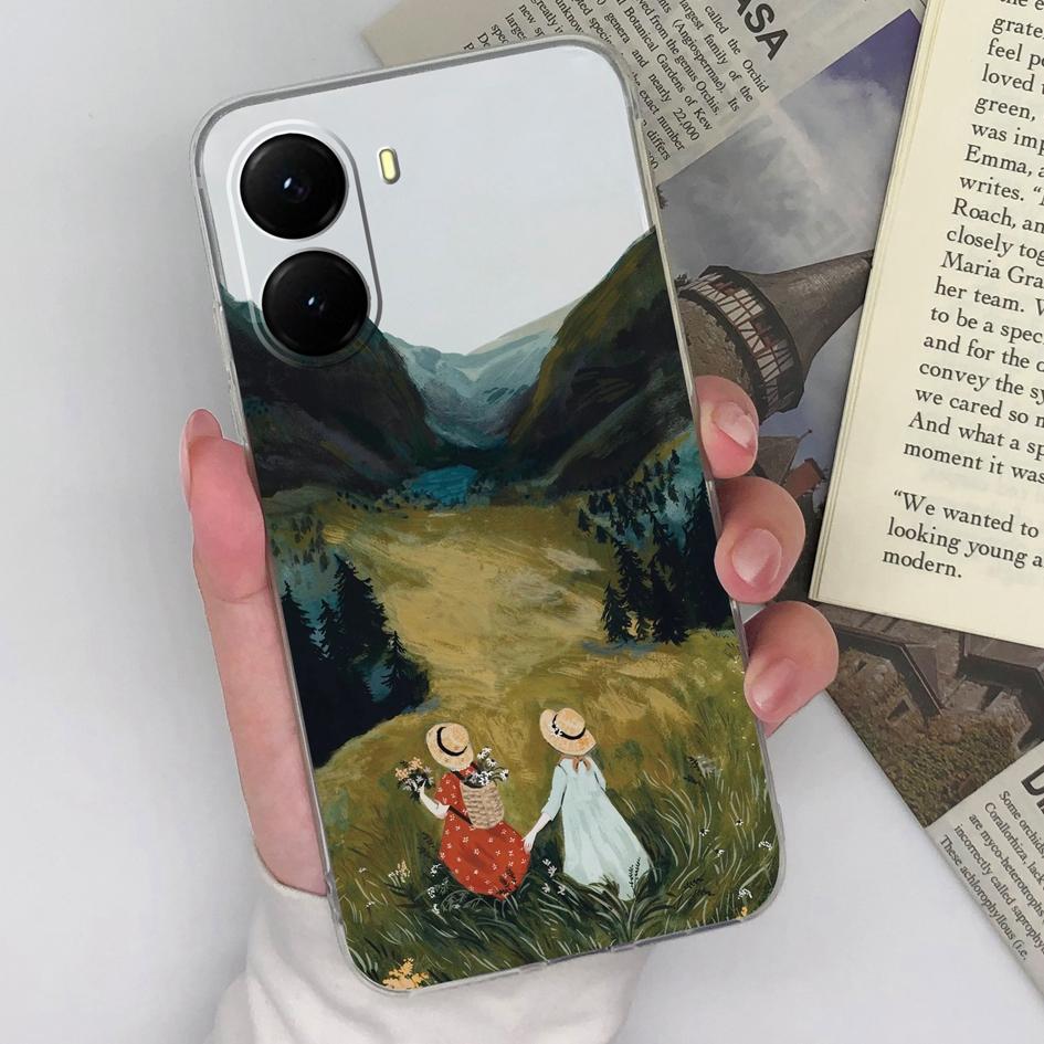 Чехол для Xaimo Poco F3 F4 X7 X6 X5 X4 X3 M5 M6 M7 14T 15 Pro Plus с красивым рисунком для девочек, прозрачный силиконовый защитный корпус для объектива Xiaomi Capa