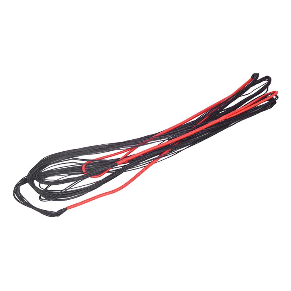 Black Polyester Fiber 175LBS Arrow Crossbow String Bow String 26.5" Bow String Practice Strings