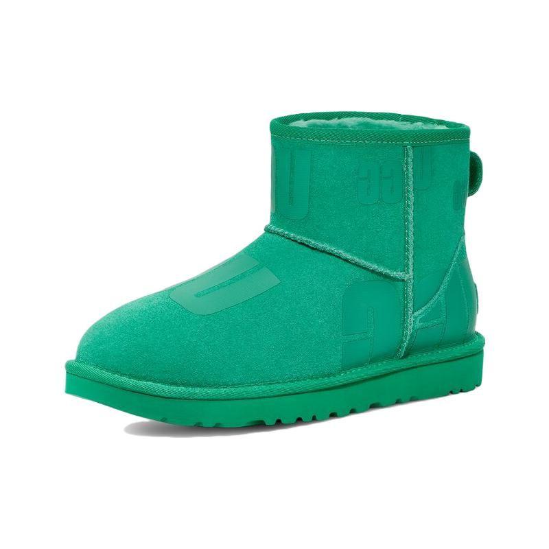 UGG Women's Classic Mini Scatter Graphic Edge Green 1130574-EDGR