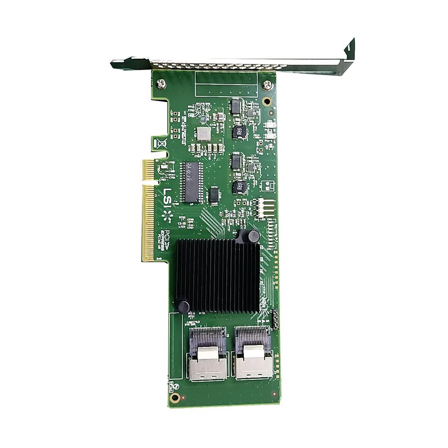 Для LSI SAS 9210-8i 8-портовая 6 Гбит/с PCIe HBA RAID SATA карта контроллера