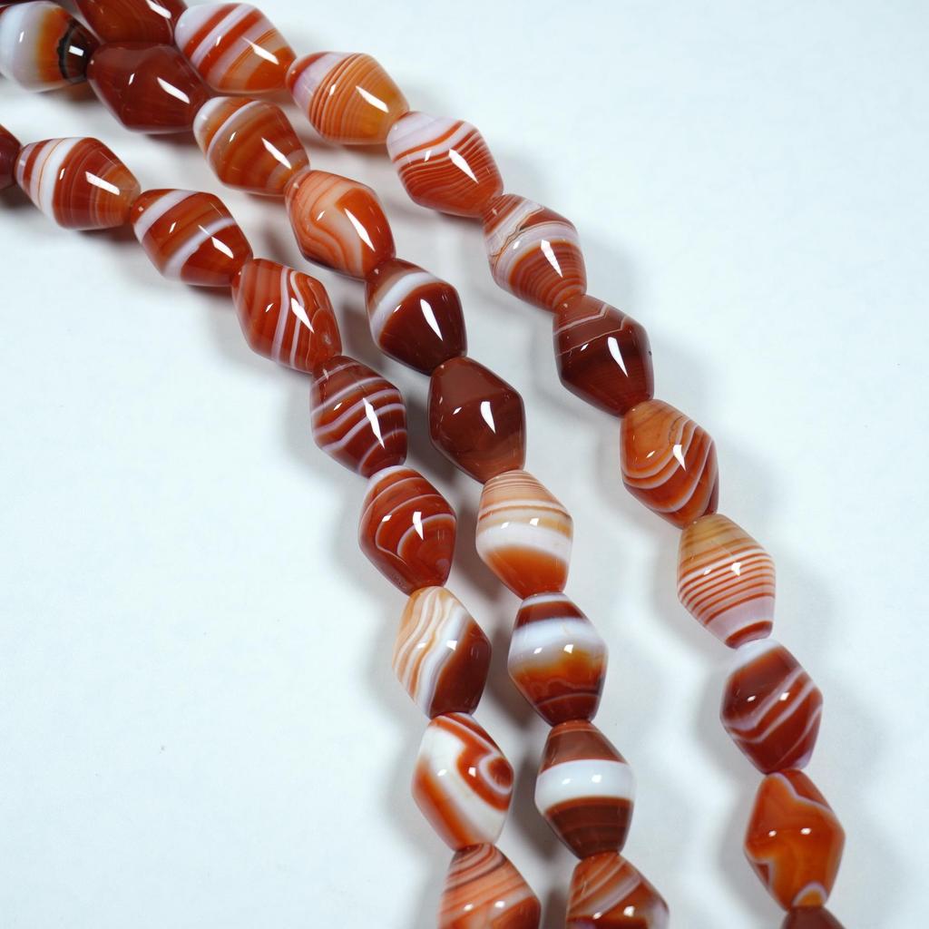 Бусины из натурального красного агата: Ручная работа DIY Аксессуары для браслетов и материалы для подвесок