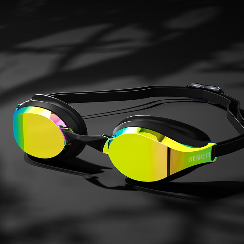 Профессиональные очки для плавания унисекс для гонок, линзы HD и очки для плавания с защитой от запотевания для взрослых