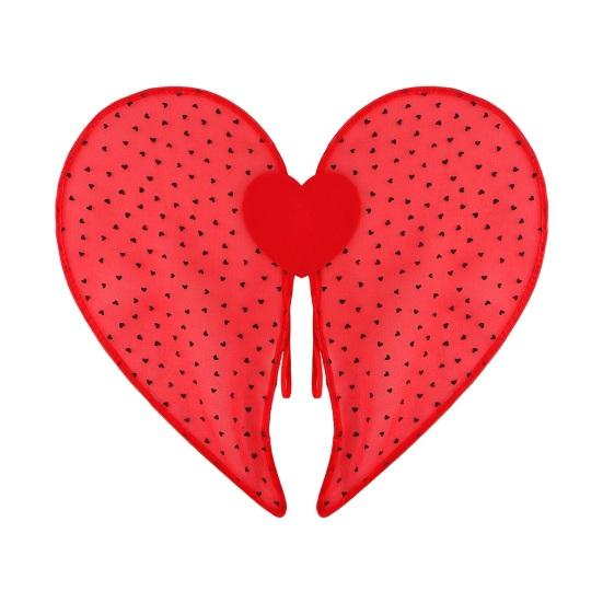 Крылья бабочки в форме сердца Красочный костюм для взрослых и детей Реквизит для выступления на вечеринке в честь Дня святого Валентина