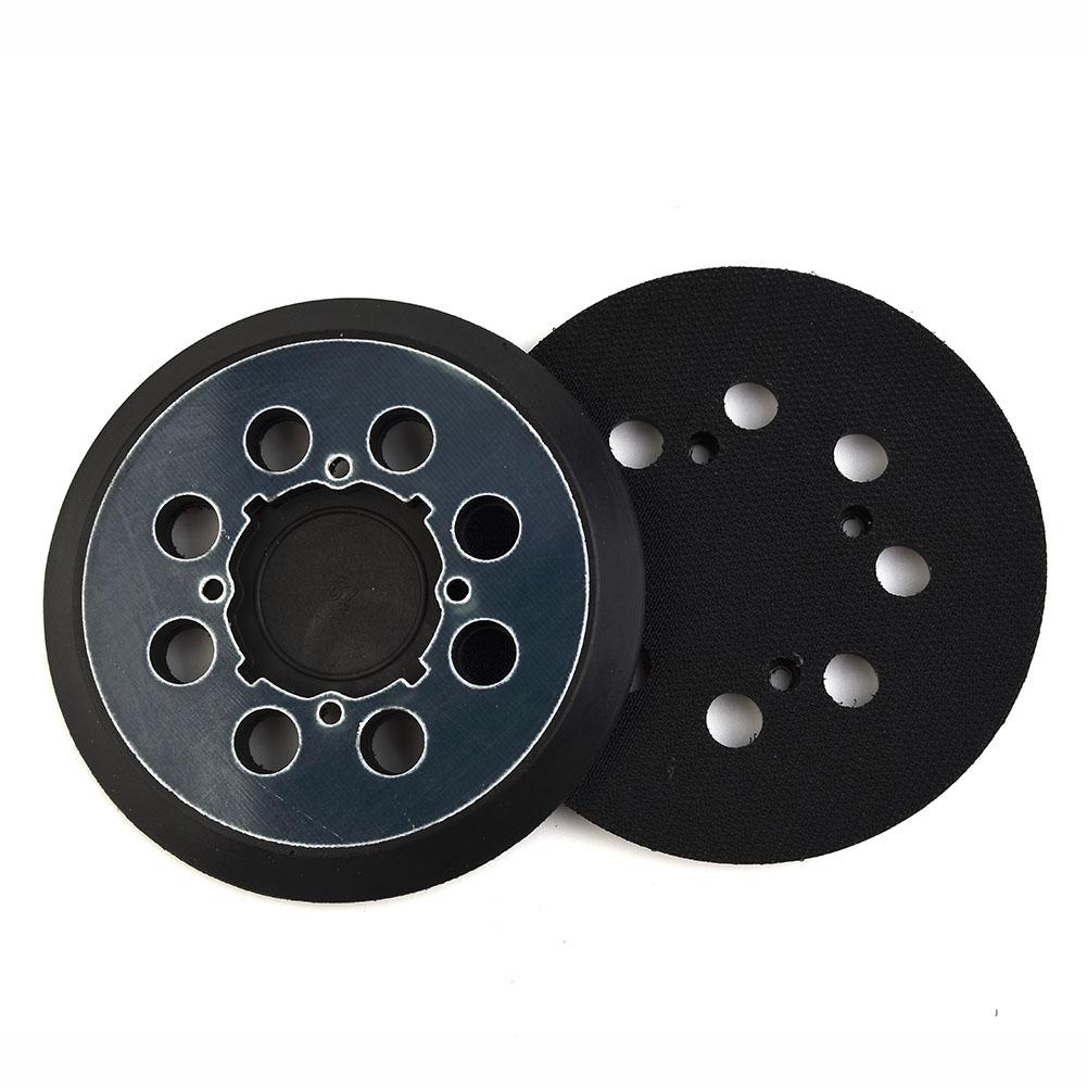 2pcs Sander Backing Pad 5 Inch 8 Dust Collection Hole Hook-&-loop Pad Plastic PU Polishing Disc Power Tool Accessories