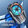 Mobile Phone Cooler Dual Cooling Fan Phone Radiator for Xiaomi IPhone Cooler Rechargeable Game Cooling Heatsink for Pubg Genshin