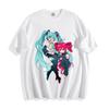 Hatsune Miku X Kasane Teto Hug Duo Tshirt  Friendship Graphic Unisex Tee