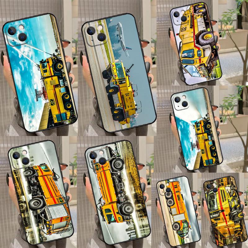 Fire Truck Case For Honor Magic 5 6 7 8 Pro Honor 200 400 50 70 90 Lite X8b X8c X9a X9b X9c Win RT Cover