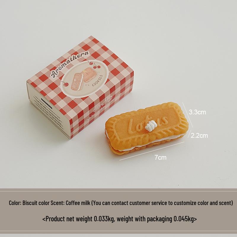 Карамельное печенье Свеча из соевого воска - Креативные свадебные сувениры с подарочной коробкой для ароматерапии