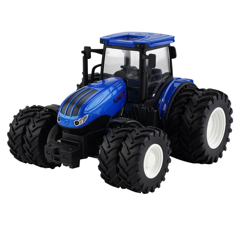 Alloy Remote Control Farmer Tractor Simulation Engineering Vehicle Electric Toy Farm Transport Vehicle 2.4G Remote Contro Vehicl