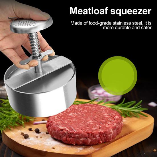 Пресс для бургеров из нержавеющей стали Пресс для гамбургеров с идеальными котлетами Простая в использовании машина для бургеров с котлетами для домашних бургеров