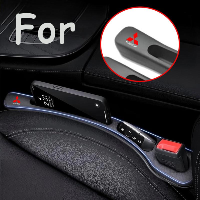 cynqbg1 Car Seat Gap Filler Strips Car Storage Organizer bag box For Mitsubishi outlander Triton L200 ASX Mirage Pajero Eclipse Colt