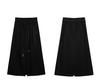 Lagogo Women's Lace-Up Slit Commuting Half Skirt