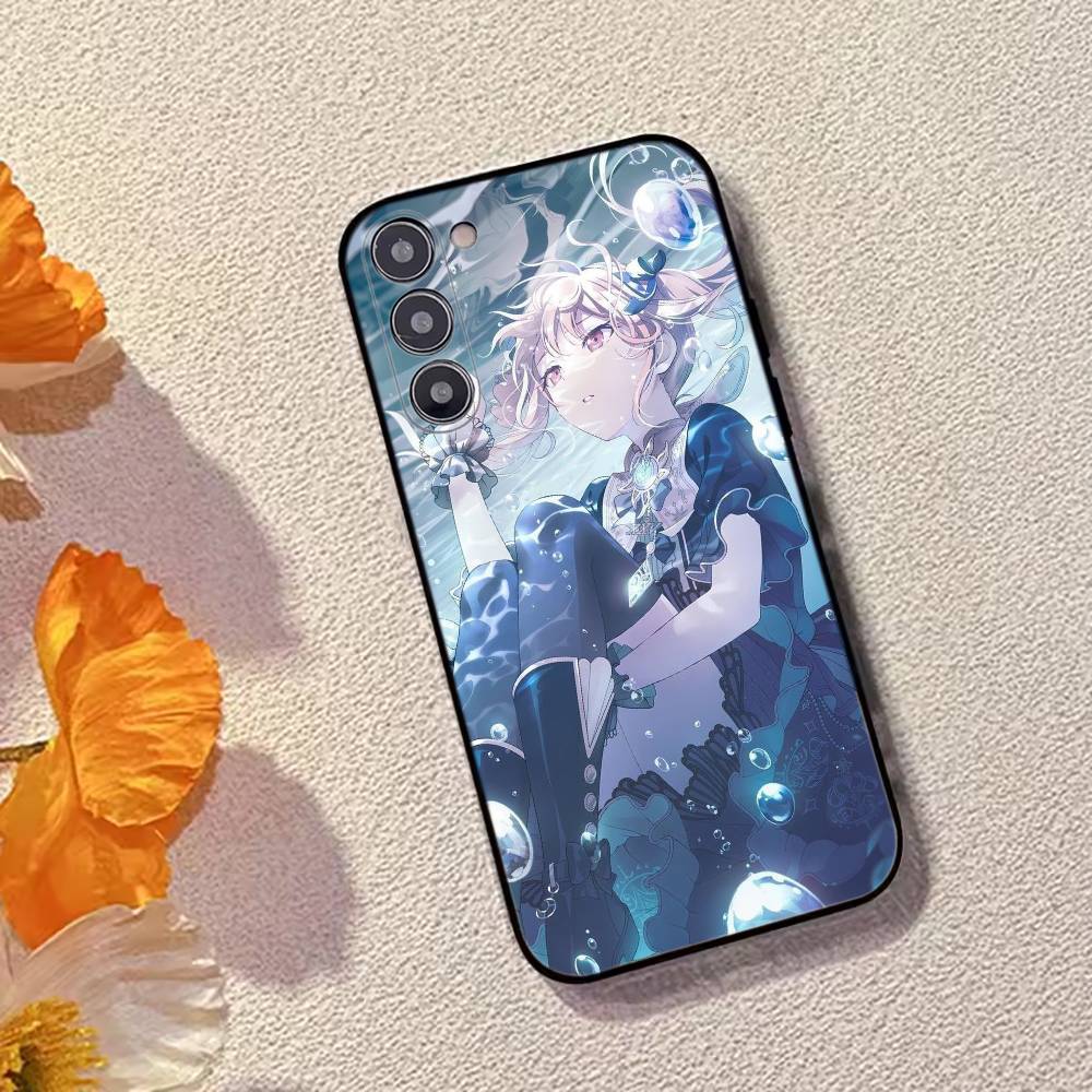 Project SEKAI Игра Акияма М-Мизуки Чехол для телефона Силиконовый Мягкий Для Samsung Galaxy A73,A72,A71,A70,A53,A52,A51