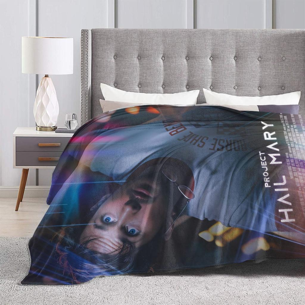 Ryland Grace Project Hail Mary Fan Concept Art Blankets Cozy Throw Blanket Spring Adults Girls Outdoor Picnic Bedspread