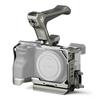 TILTA Camera Cage Compatible with Sony Lightweight Kit with Cooling Compact NATO Top Handle and 18mm NATO Rail Attachment Titanium Gray A6700, System,
