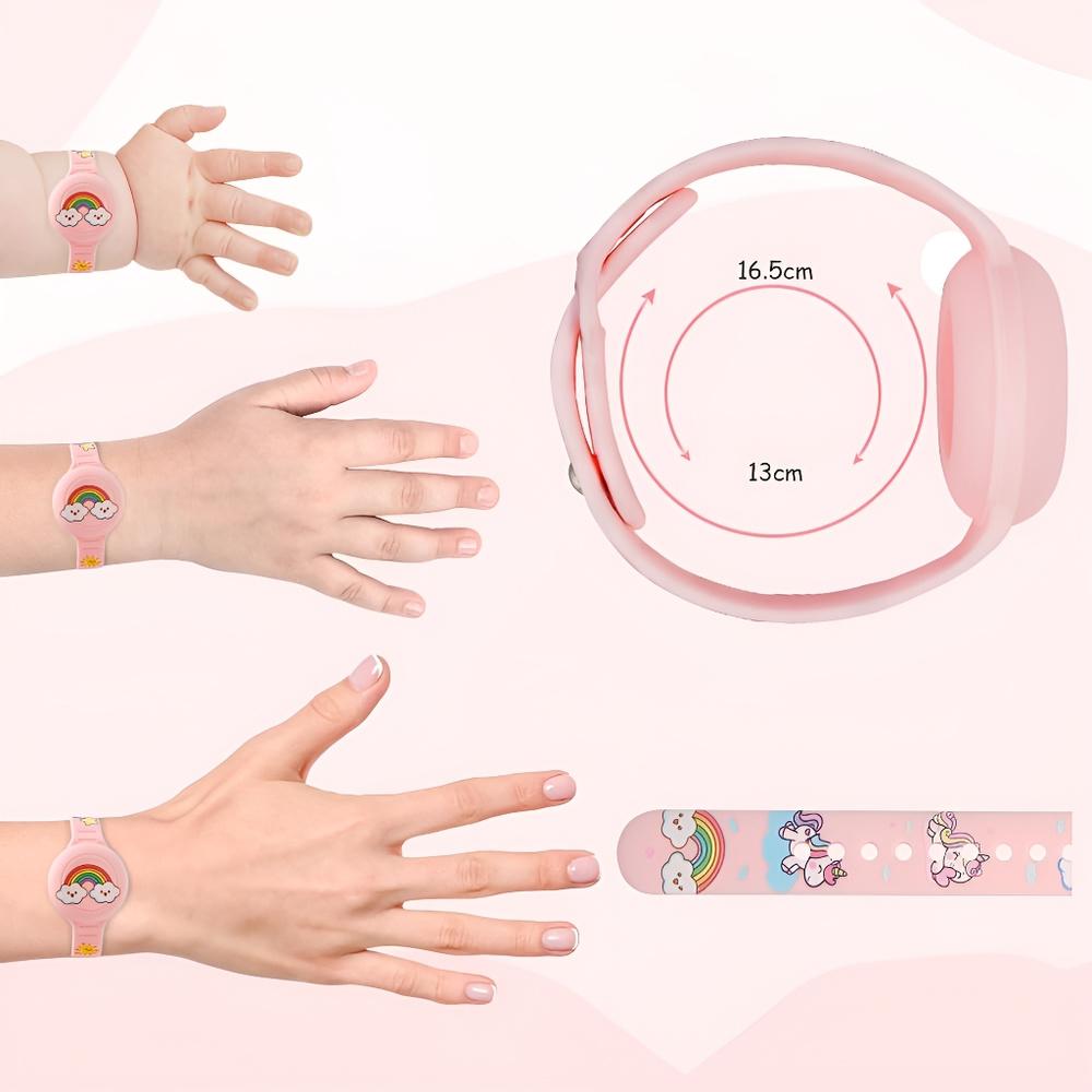Waterproof Protective Band for Apple AirTag 2/1, Pink